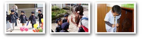 登園~朝の身支度