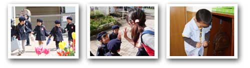 登園　身支度
